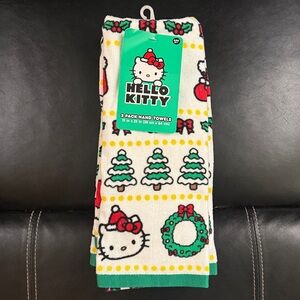Hello Kitty Christmas Hand Towels